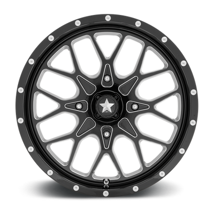 MSA Offroad Wheels | M45 PORTAL | 20.0x7.00 | 4X156 | 0 | GLOSS BLACK MILLED