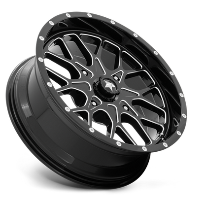 MSA Offroad Wheels | M45 PORTAL | 20.0x7.00 | 4X137 | 0 | GLOSS BLACK MILLED