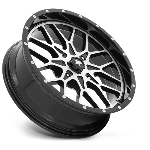 MSA Offroad Wheels | M45 PORTAL | 15.0x7.00 | 4X137 | 10 | GLOSS BLACK MACHINED