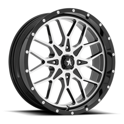 MSA Offroad Wheels | M45 PORTAL | 18.0x7.00 | 4X110 | 0 | GLOSS BLACK MACHINED