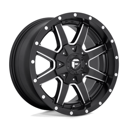Fuel 1PC | D538 MAVERICK | 20.0x9.00 | 6X114.3 | 25 | MATTE BLACK MILLED