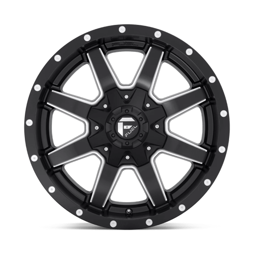 Fuel 1PC | D538 MAVERICK | 17.0x6.50 | 8X165.1 | -178 | MATTE BLACK MILLED