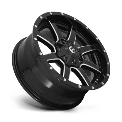Fuel 1PC | D610 MAVERICK | 20.0x10.00 | 8X165.1 | -18 | GLOSS BLACK MILLED