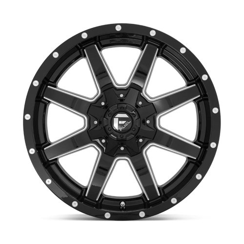 Fuel 1PC | D610 MAVERICK | 22.0x9.50 | 6X135/6X139.7 | 20 | GLOSS BLACK MILLED