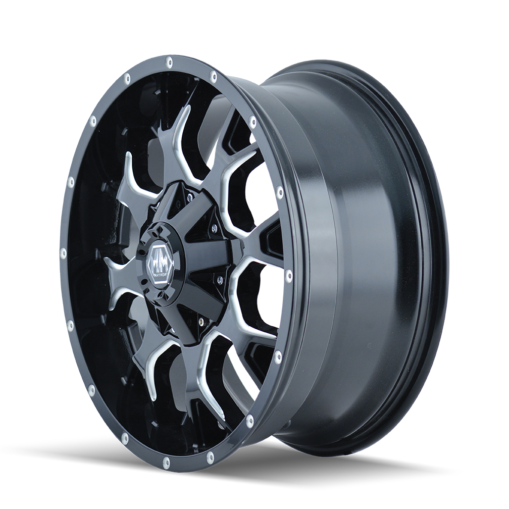 MAYHEM WARRIOR GLOSS BLACK MILLED | 20x9 | 6x135 | mm | 8015-2937M