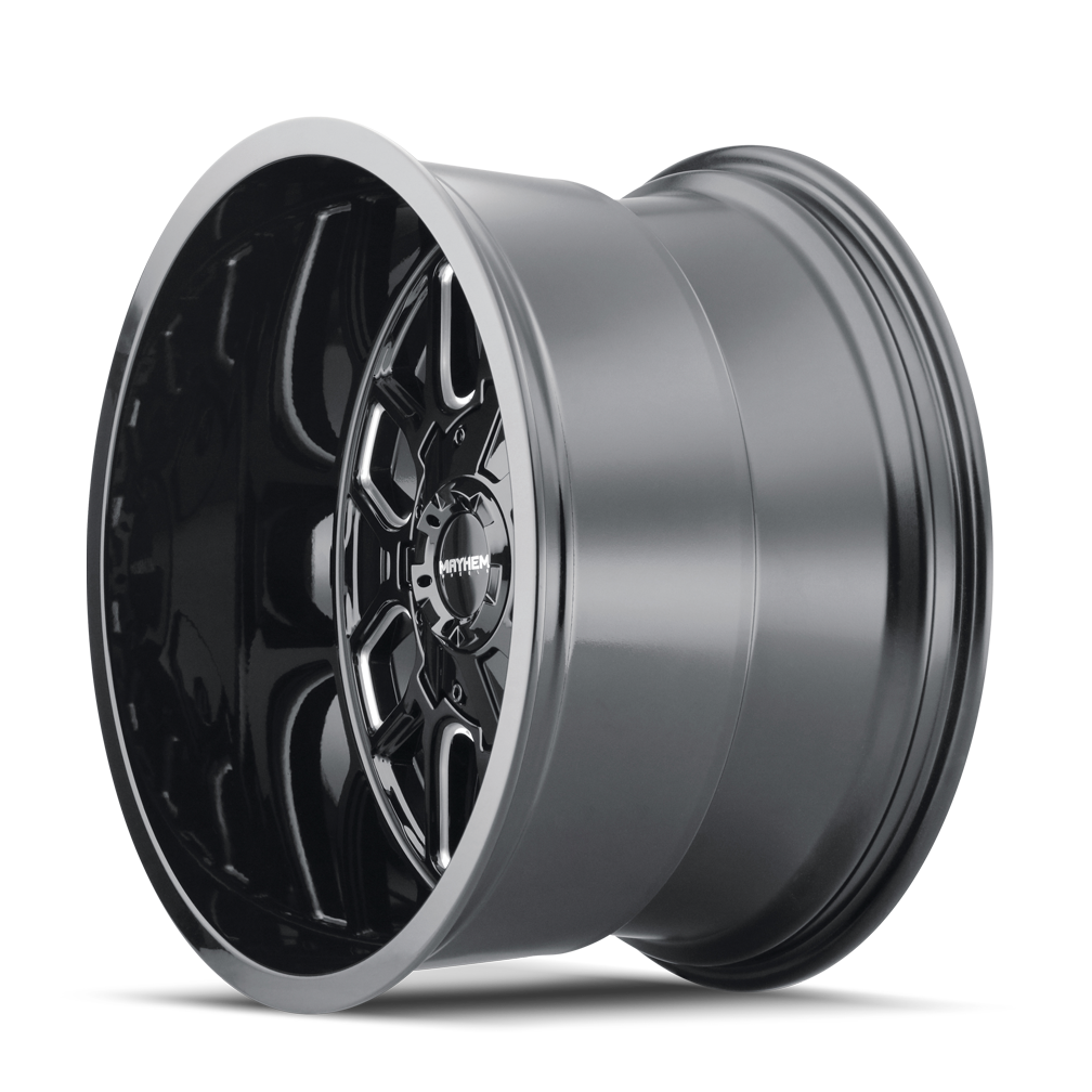 MAYHEM COGENT GLOSS BLACK MILLED | 17x9 | 5-127 | -12mm | 8107-7952BM