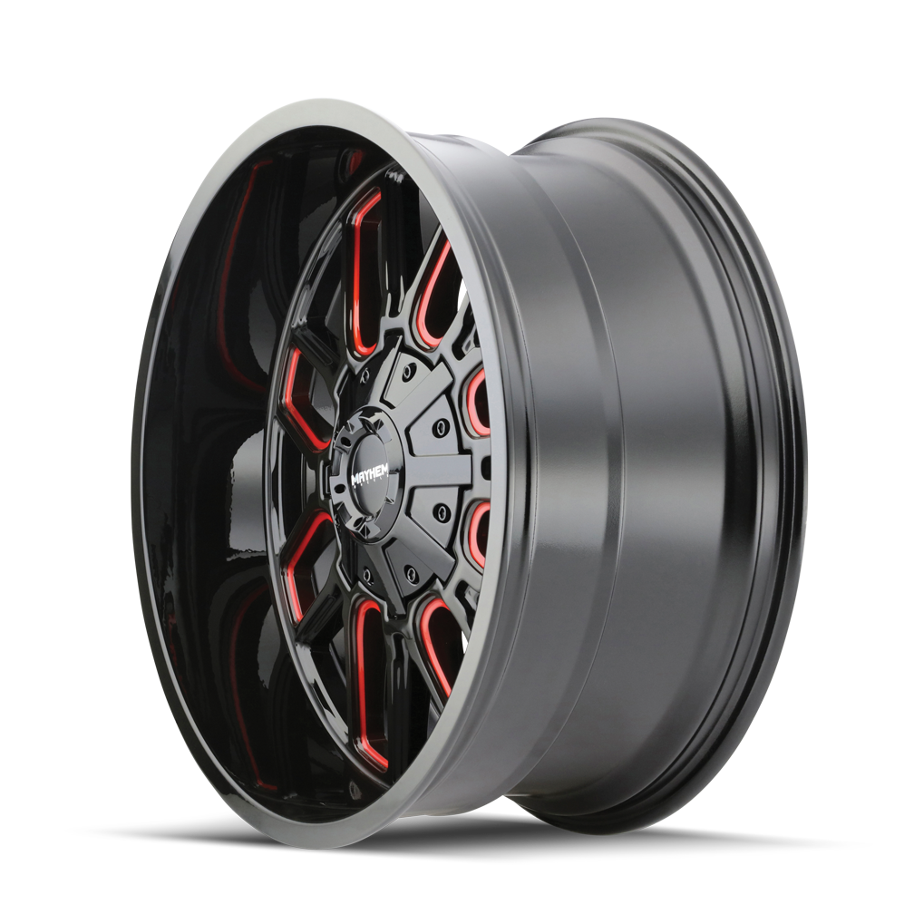 MAYHEM COGENT GLOSS BLACK MILLED PRISM RED | 20x9 | 5-127 | mm | 8107-2952BTR