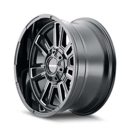 MAYHEM APOLLO GLOSS BLACK MILLED | 20x10 | 8x165.1 | -19mm | 8115-2181BM