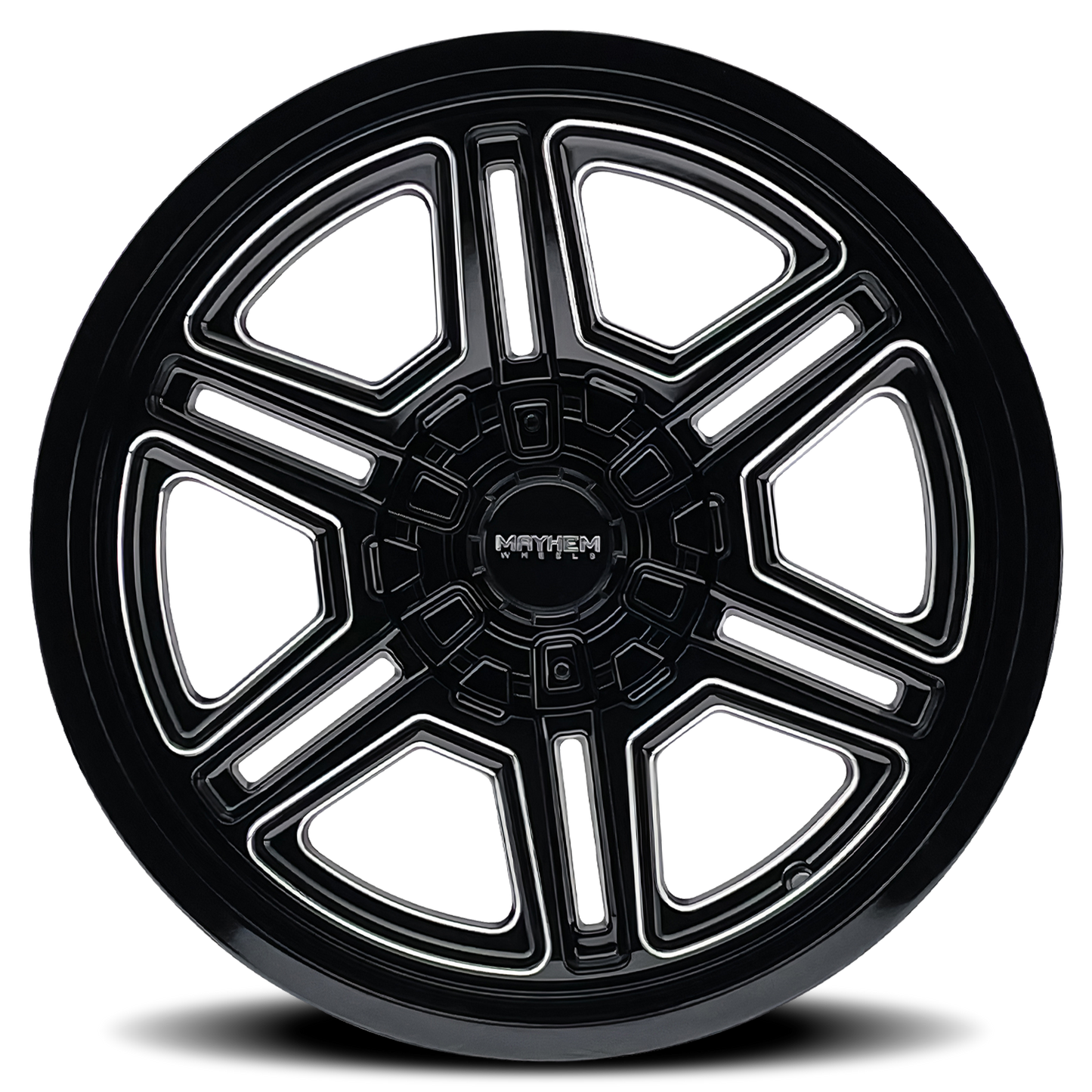 MAYHEM HERMOSA GLOSS BLACK MILLED | 20x10 | 6-135 | -25mm | 8117-2137BM
