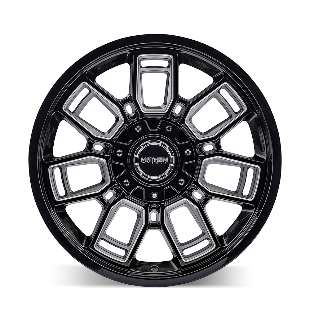 MAYHEM ORDINANCE GLOSS BLACK MILLED | 20x9 | 5x127 | mm | 8118-2952BM