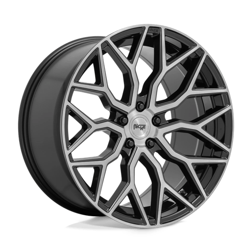 Niche 1PC | M262 MAZZANTI | 20.0x9.00 | 5X112 | 27 | GLOSS BLACK BRUSHED FACE
