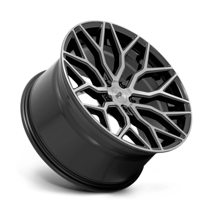 Niche 1PC | M262 MAZZANTI | 20.0x9.00 | 5X114.3 | 35 | GLOSS BLACK BRUSHED FACE