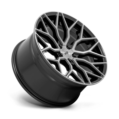 Niche 1PC | M262 MAZZANTI | 20.0x9.00 | 5X120 | 35 | GLOSS BLACK BRUSHED FACE