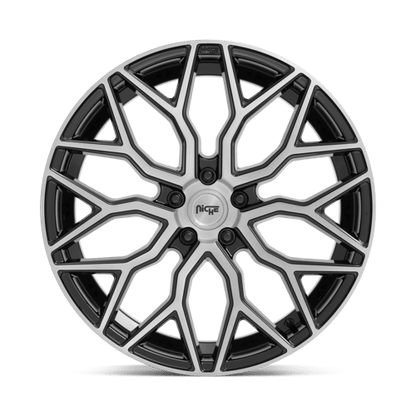 Niche 1PC | M262 MAZZANTI | 20.0x9.00 | 5X120 | 35 | GLOSS BLACK BRUSHED FACE