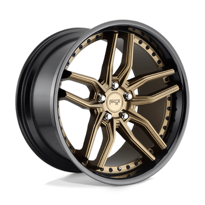 Niche 1PC | M195 METHOS | 20.0x10.50 | 5X112 | 40 | MATTE BRONZE BLACK BEAD RING