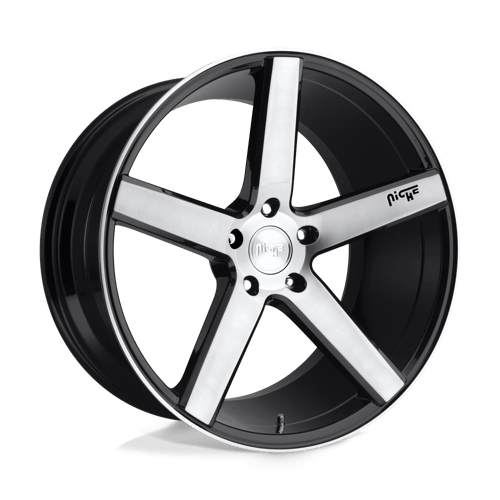 Niche 1PC | M124 MILAN | 20.0x8.50 | 5X114.3 | 35 | GLOSS BLACK BRUSHED