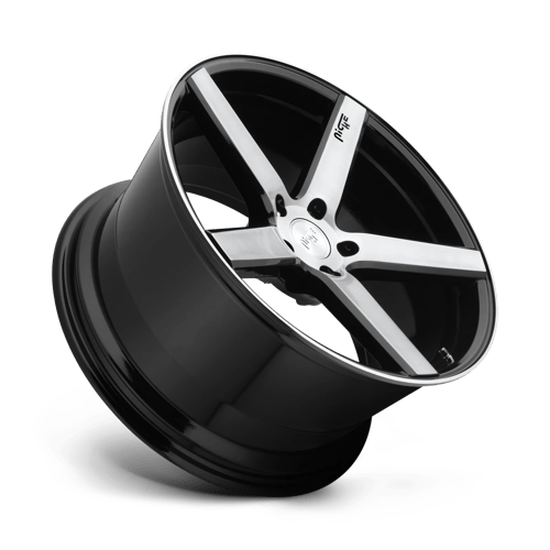 Niche 1PC | M124 MILAN | 20.0x8.50 | 5X120 | 35 | GLOSS BLACK BRUSHED