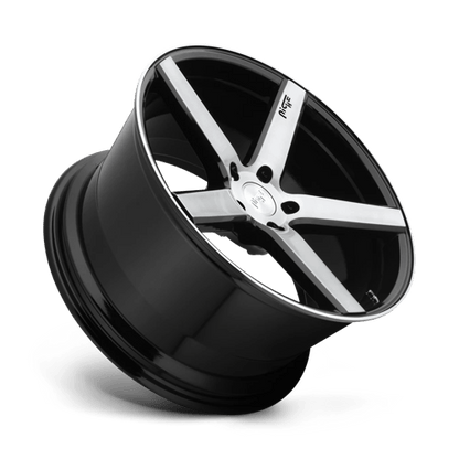 Niche 1PC | M124 MILAN | 18.0x8.00 | 5X114.3 | 40 | GLOSS BLACK BRUSHED
