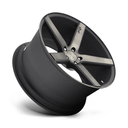 Niche 1PC | M134 MILAN | 19.0x8.50 | 5X114.3 | 35 | MATTE BLACK DDT MACHINED