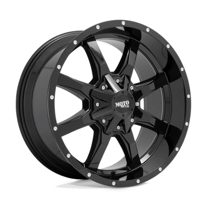 Moto Metal | MO970 | 18.0x10.00 | 6X135/6X139.7 | -24 | GLOSS BLACK W/ SPOT MILLED LIP
