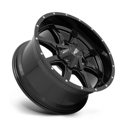 Moto Metal | MO970 | 20.0x9.00 | 5X139.7/5X150 | 18 | GLOSS BLACK W/ SPOT MILLED LIP