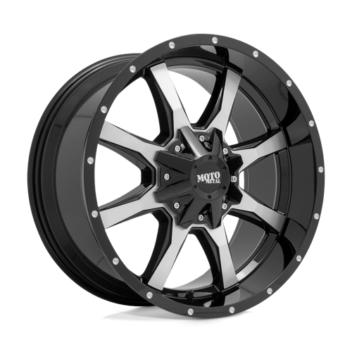 Moto Metal | MO970 | 20.0x10.00 | 5X127/5X139.7 | -24 | GLOSS BLACK W/ MACHINED FACE