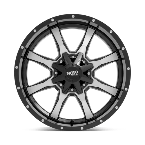 Moto Metal | MO970 | 17.0x9.00 | 5X127/5X139.7 | -12 | GLOSS BLACK W/ MACHINED FACE