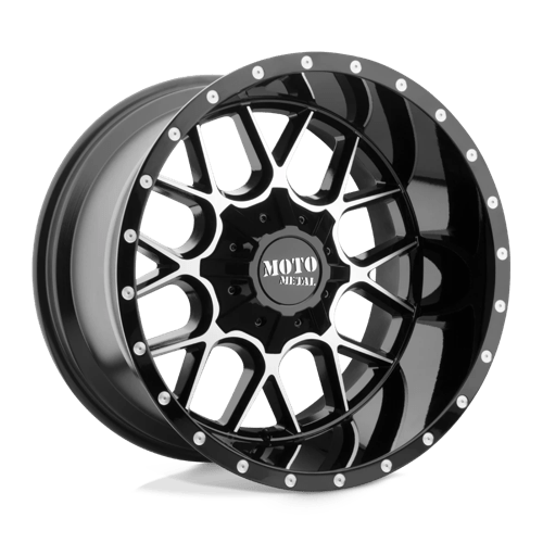 Moto Metal | MO986 SIEGE | 20.0x9.00 | 6X135/6X139.7 | 18 | GLOSS BLACK MACHINED