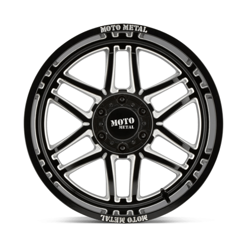 Moto Metal | MO992 FOLSOM | 20.0x10.00 | 8X165.1 | -18 | GLOSS BLACK MILLED
