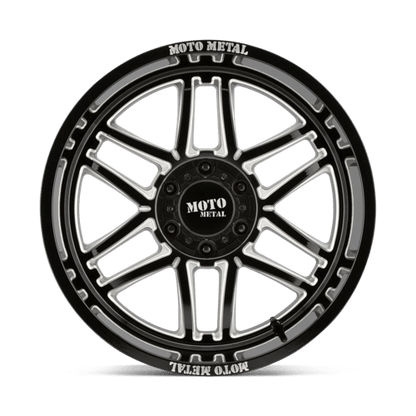 Moto Metal | MO992 FOLSOM | 20.0x10.00 | 6X139.7 | -18 | GLOSS BLACK MILLED