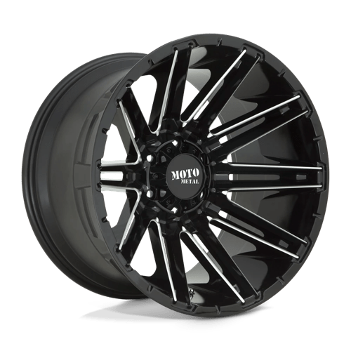 Moto Metal | MO998 KRAKEN | 22.0x10.00 | 5X139.7 | -18 | GLOSS BLACK MILLED