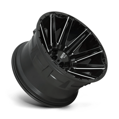 Moto Metal | MO998 KRAKEN | 20.0x10.00 | 8X165.1 | -18 | GLOSS BLACK MILLED