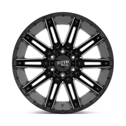 Moto Metal | MO998 KRAKEN | 20.0x10.00 | 8X165.1 | -18 | GLOSS BLACK MILLED