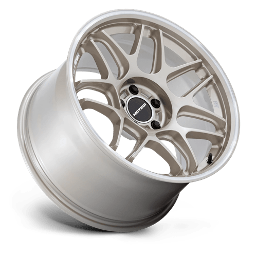 Motegi | MR158 TSUBAKI | 18.0x9.50 | 5X112 | 35 | MOTORSPORT GOLD W MACHINED LIP