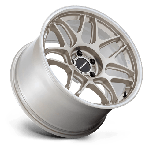 Motegi | MR158 TSUBAKI | 18.0x10.50 | 5X114.3 | 25 | MOTORSPORT GOLD W MACHINED LIP