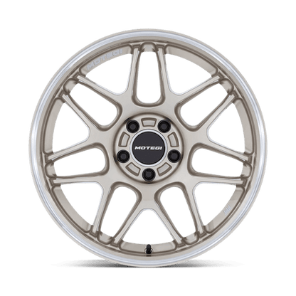 Motegi | MR158 TSUBAKI | 18.0x9.50 | 5X120 | 25 | MOTORSPORT GOLD W MACHINED LIP