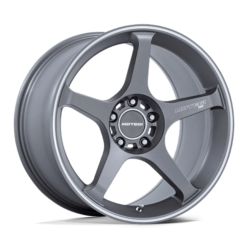 Motegi | MR159 BATTLE V | 18.0x8.50 | 5X120 | 35 | GUNZILLA W MACHINED LIP STRIPE