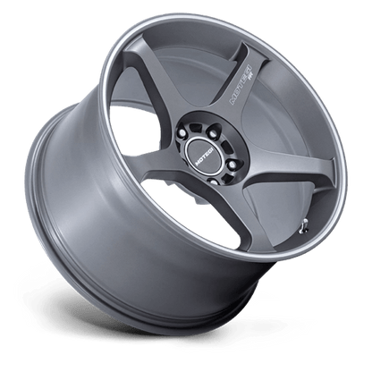 Motegi | MR159 BATTLE V | 18.0x8.50 | 5X120 | 35 | GUNZILLA W MACHINED LIP STRIPE