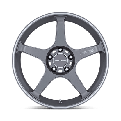 Motegi | MR159 BATTLE V | 18.0x8.50 | 5X114.3 | 22 | GUNZILLA W MACHINED LIP STRIPE