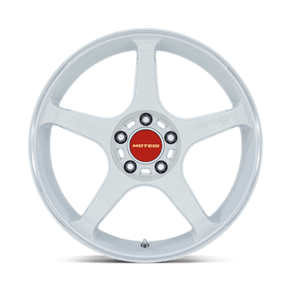 Motegi | MR159 BATTLE V | 18.0x8.50 | 5X100 | 30 | MATSURI WHITE PEARL MACH LIP