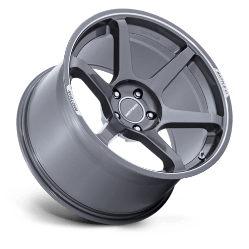 Motegi | MR160 BATTLE VI | 18.0x8.50 | 5X100 | 30 | GLOSS GUNZILLA W/ MACHINED LIP