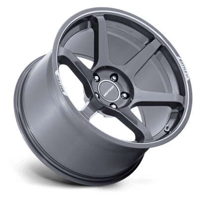 Motegi | MR160 BATTLE VI | 19.0x8.50 | 5X100 | 30 | GLOSS GUNZILLA W/ MACHINED LIP