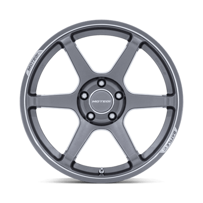Motegi | MR160 BATTLE VI | 19.0x9.50 | 5X112 | 35 | GLOSS GUNZILLA W/ MACHINED LIP