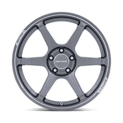Motegi | MR160 BATTLE VI | 18.0x8.50 | 5X114.3 | 35 | GLOSS GUNZILLA W/ MACHINED LIP