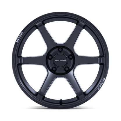Motegi | MR160 BATTLE VI | 18.0x10.50 | 5X114.3 | 0 | MATTE BLACKBIRD METALLIC