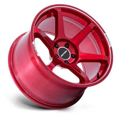 Motegi | MR160 BATTLE VI | 18.0x8.50 | 5X114.3 | 22 | CHERRY RED METALLIC W/ MCH LIP