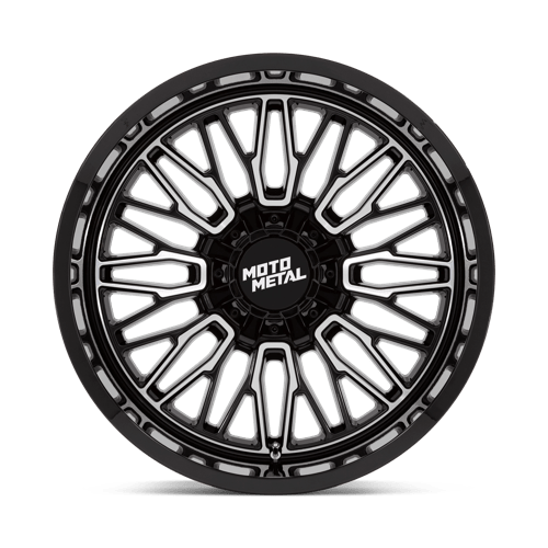 Moto Metal | MO809 STINGER | 20.0x9.00 | 6X135/6X139.7 | 18 | GLOSS BLACK MACHINED