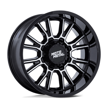Moto Metal | MO810 LEGACY | 18.0x9.00 | 6X120/6X139.7 | 20 | GLOSS BLACK MACHINED