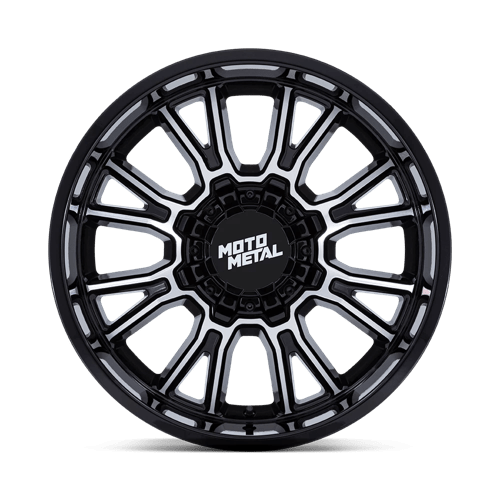 Moto Metal | MO810 LEGACY | 20.0x9.00 | 8X165.1 | 1 | GLOSS BLACK MACHINED