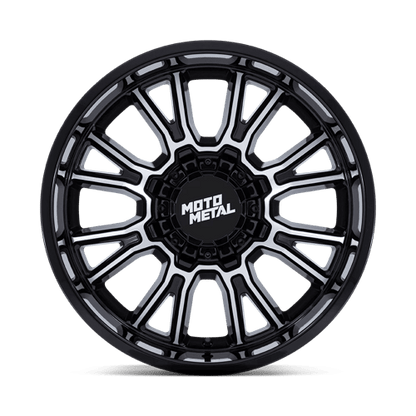 Moto Metal | MO810 LEGACY | 17.0x9.00 | 8X180 | 1 | GLOSS BLACK MACHINED